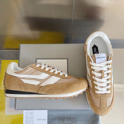 TOM FORD 26S SNEAKERS IN LIGHT BROWN SUEDE