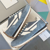 TOM FORD 26S SNEAKERS IN MUTED BLUE SUEDE