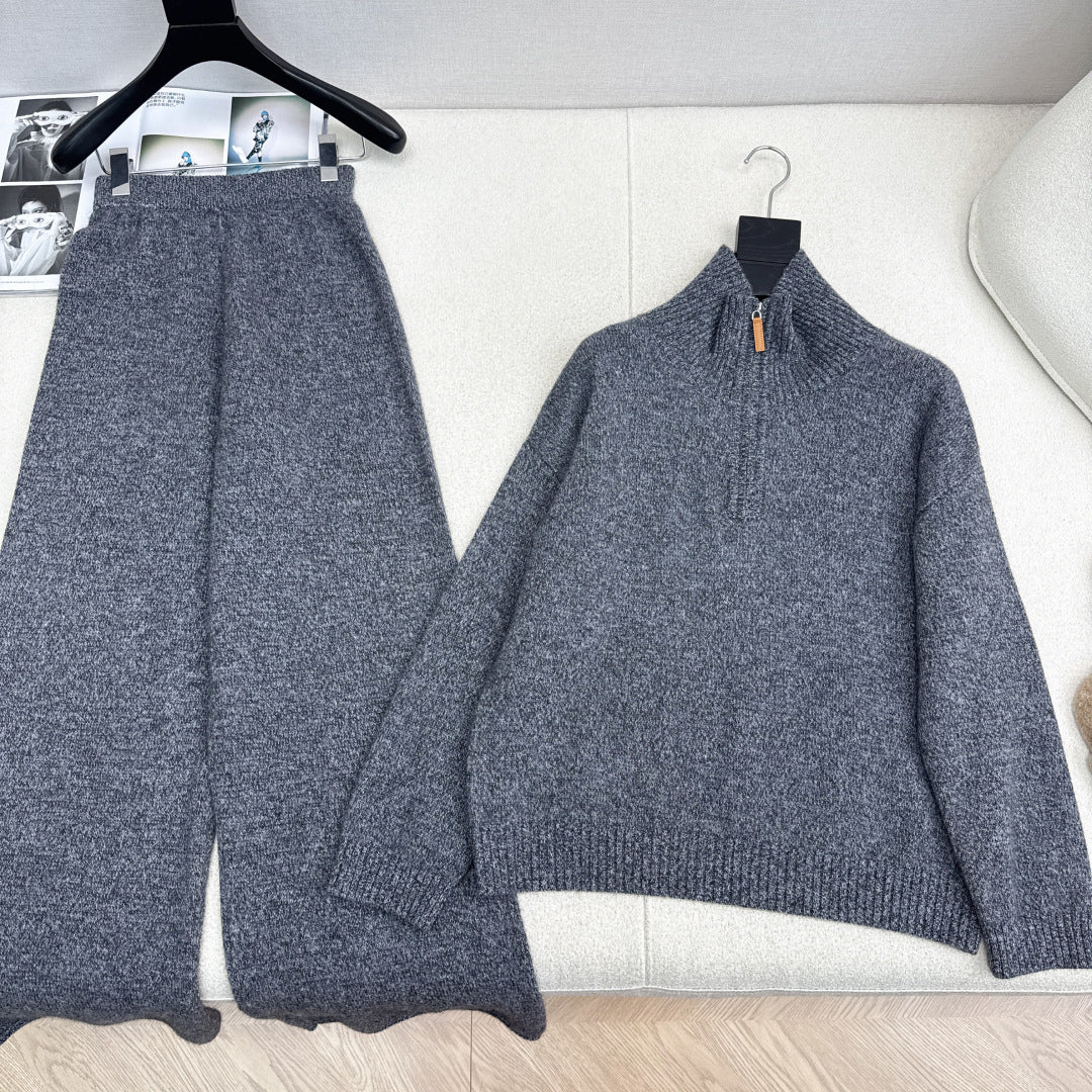 HERMES 25S STRAIGHT-CUT WOOL SUIT 010