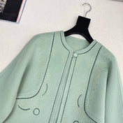 HERMES 25S SHORT CASHMERE COAT 192