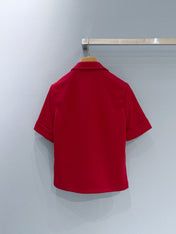 MIUMIU 26S SHORT-SLEEVE POLO T-SHIRT STYLE 1101