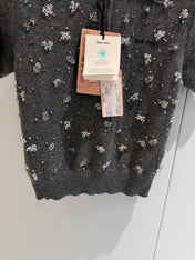 MIUMIU 26S SHORT-SLEEVED KNIT POLO SHIRT STYLE 1061