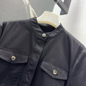 Loewe 25 Shirt Dress Black Cotton