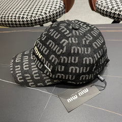 MM BASEBALL CAP IN DARK SLATE GRAY DENIM