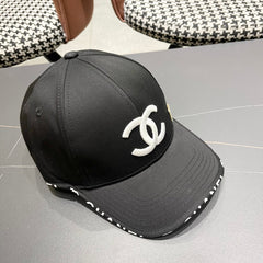 BASEBALL HAT BLACK WITH LETTERING TRIM 672538