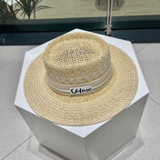 WIDE BRIM HAT MODEL 652049 IN NATURAL WOVEN STRAW