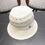 BUCKET HAT MODEL 651868 IN WHITE CROCHET