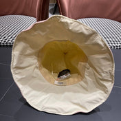 WIDE BRIM HAT MODEL 651947 IN PINK MESH FABRIC