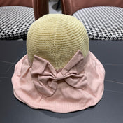 WIDE BRIM HAT MODEL 651947 IN PINK MESH FABRIC