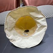 WIDE BRIM HAT MODEL 651948 IN BEIGE MESH FABRIC