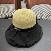 WIDE BRIM HAT MODEL 651949 IN BLACK MESH FABRIC