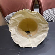 WIDE BRIM HAT MODEL 651950 IN WHITE MESH FABRIC