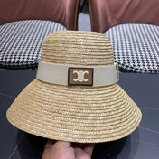 BUKET HAT MODEL 653603 IN NATURAL RAFFIA STRAW