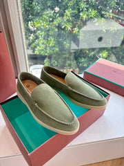LP LOAFERS 25S IN OLIVE GRAY CASHMERE