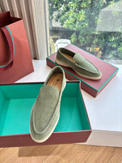 LP LOAFERS 25S IN OLIVE GRAY CASHMERE