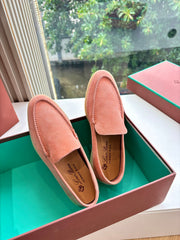 LP LOAFERS 25S IN PEACH PINK CASHMERE