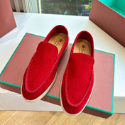 LP LOAFERS 25S IN DARK RED CASHMERE