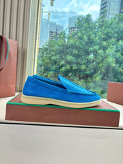 LP LOAFERS 25S IN BLUE CASHMERE
