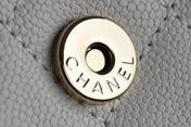 CHANEL 25S KELLY 14.5 CM IN WHITE LAMBSKIN