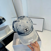 CHANEL 26S DENIM BASEBALL CAP 337805