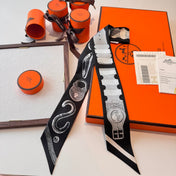 HERMES 25S SCARF 90 IN SILK 854980