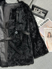 HERMES 25S SHEEPSKIN LEATHER JACKET 481