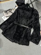 HERMES 25S SHEEPSKIN LEATHER JACKET 481