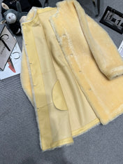 CHANEL 25S SHEEP FUR COAT 504