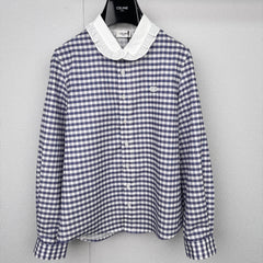 CELINE 25S PLAID SHIRT 0112