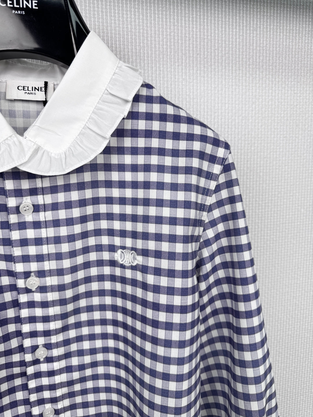 CELINE 25S PLAID SHIRT 0112