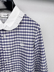 CELINE 25S PLAID SHIRT 0112