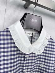CELINE 25S PLAID SHIRT 0112