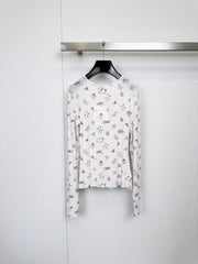 CHANEL 25S LIGHTWEIGHT ROUND-NECK KNIT SWEATER 379