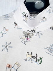 CHANEL 25S PATTERNED TURTLENECK SWEATER 380