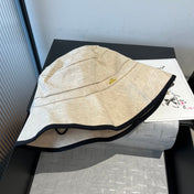 BUCKET HAT MODEL 651982 IN BEIGE SLUB FABRIC