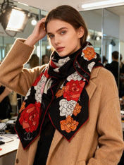 CHANEL 25S SCARF 140 CM IN CASHMERE SILK 943622