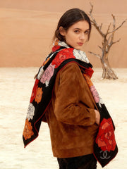 CHANEL 25S SCARF 140 CM IN CASHMERE SILK 943622