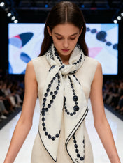 CHANEL 25S SCARF 140 IN CASHMERE 991650