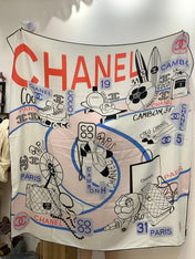 CHANEL 25S SCARF 135 IN CASHMERE 991652