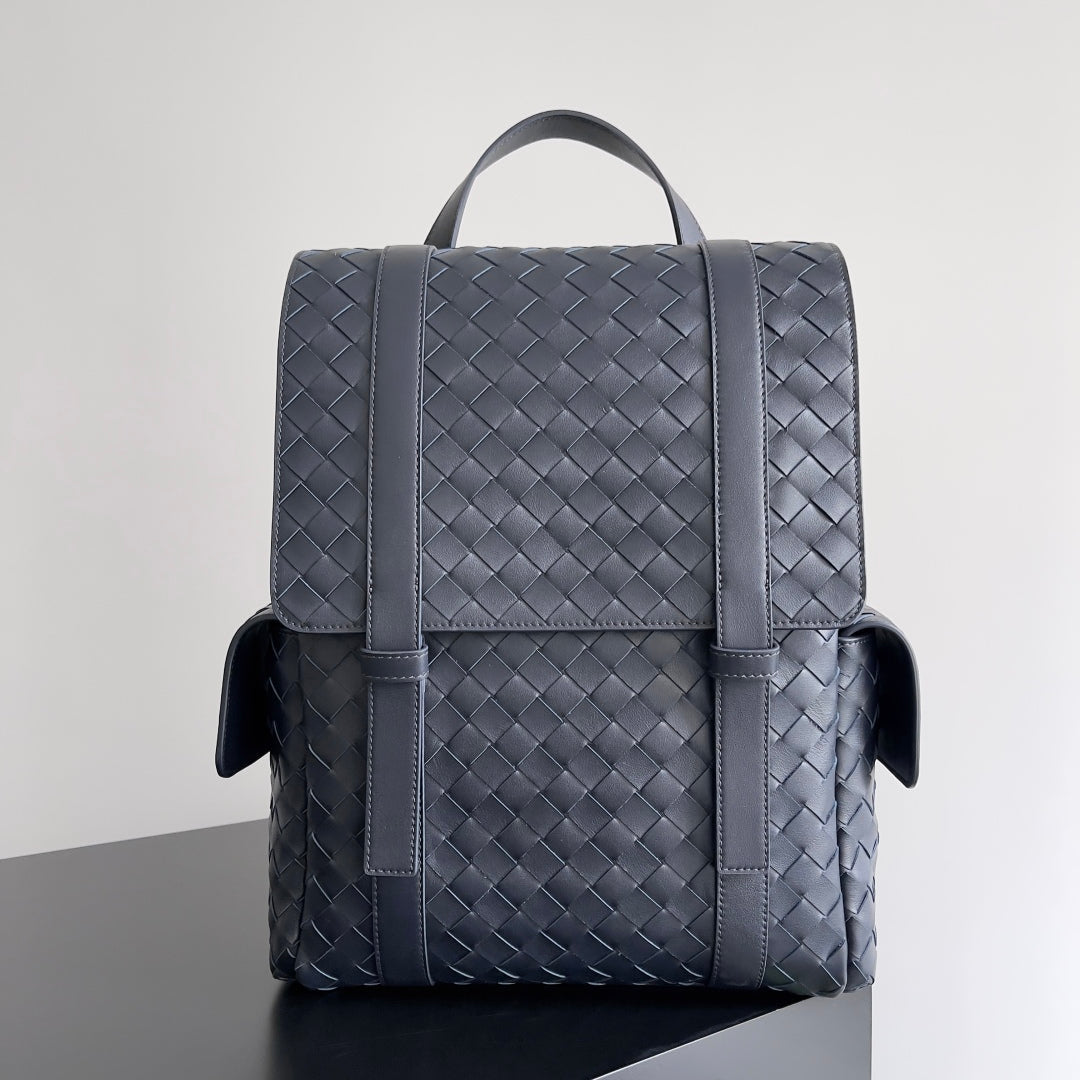 BACK TO SCHOOL BACKPACK 39 IN MIDNIGHT BLUE LAMBSKIN