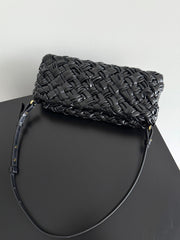 KELIMERO CHA-CHA CLUTCH 28.5 IN BLACK LAMBSKIN