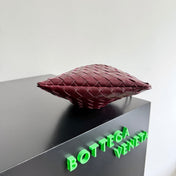 SMALL DUSTBAG 21 IN BURGUNDY LAMBSKIN
