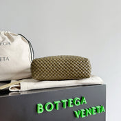 BOTTEGA VENETA 25S MINI TOSCA 20 IN DARK OLIVE BROWN CALFSKIN