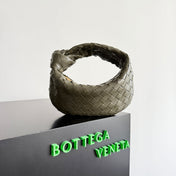 BOTTEGA VENETA 25S MINI JODIE 26 IN OLIVE GREEN CALFSKIN
