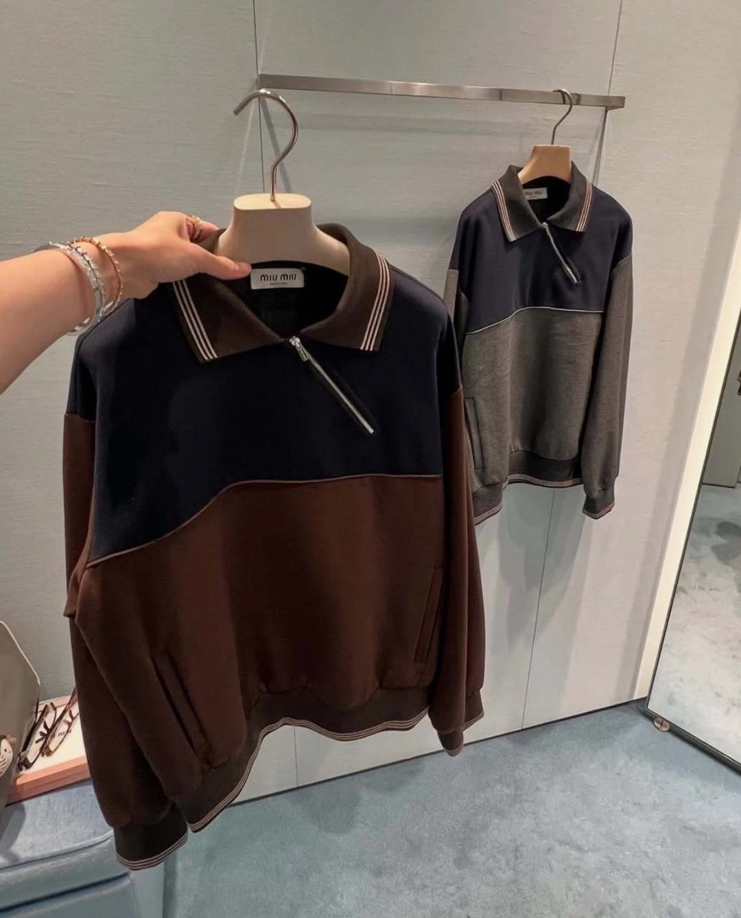 MIUMIU LONG-SLEEVE TOP 268146