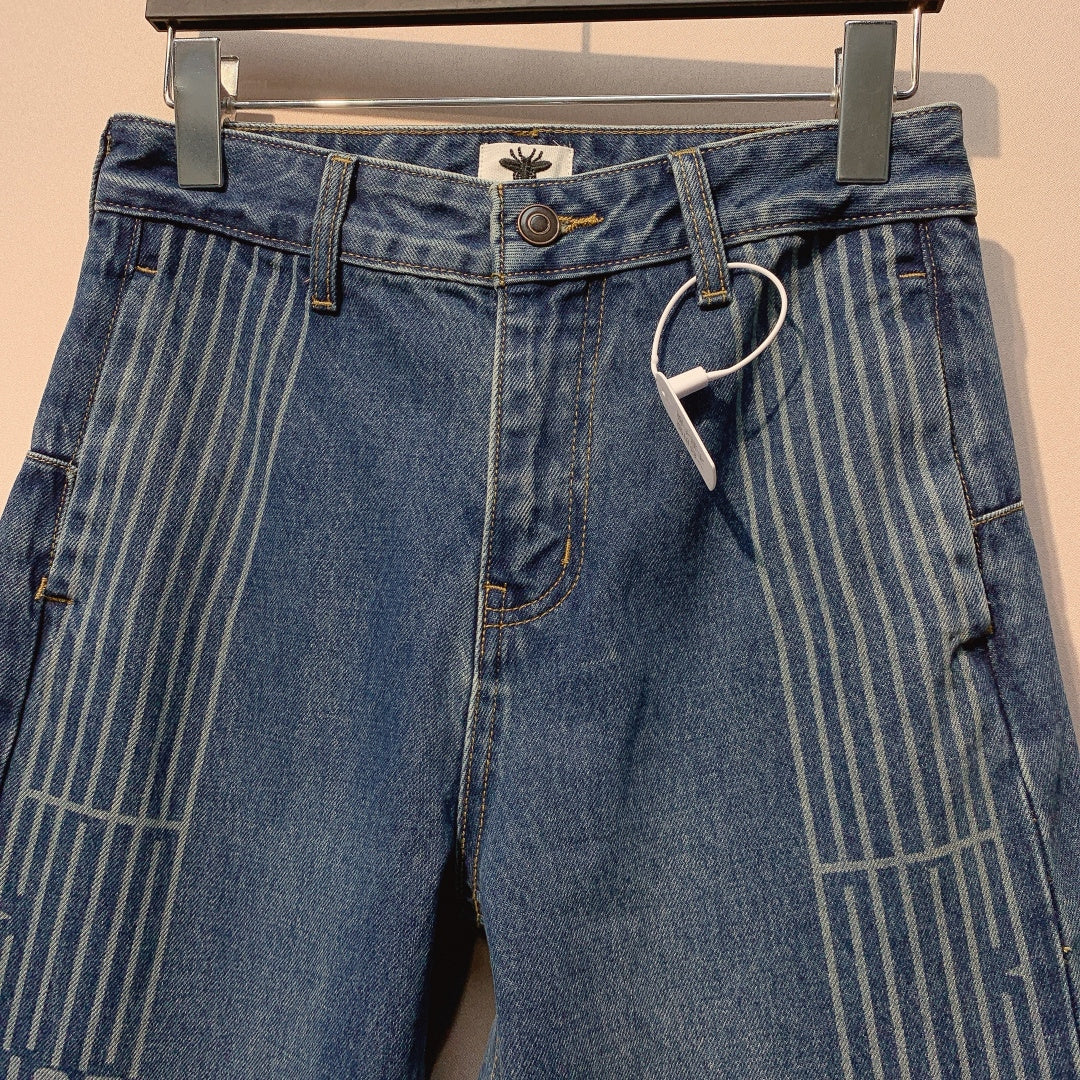 DIOR 25S WIDE-LEG STRAIGHT JEANS 851