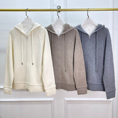 LP HOODED KNIT CARDIGAN STYLE 116