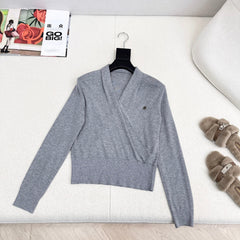 HERMES 25S V-NECK SWEATER 293