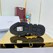 BALENCIAGA 25S SPEED 2.0 LACE-UP SNEAKERS IN BLACK KNITTED STYLE 2