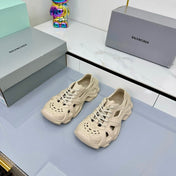 BALENCIAGA 25S SPIDER-MAN SNEAKERS IN LIGHT BEIGE SYNTHETIC RUBBER